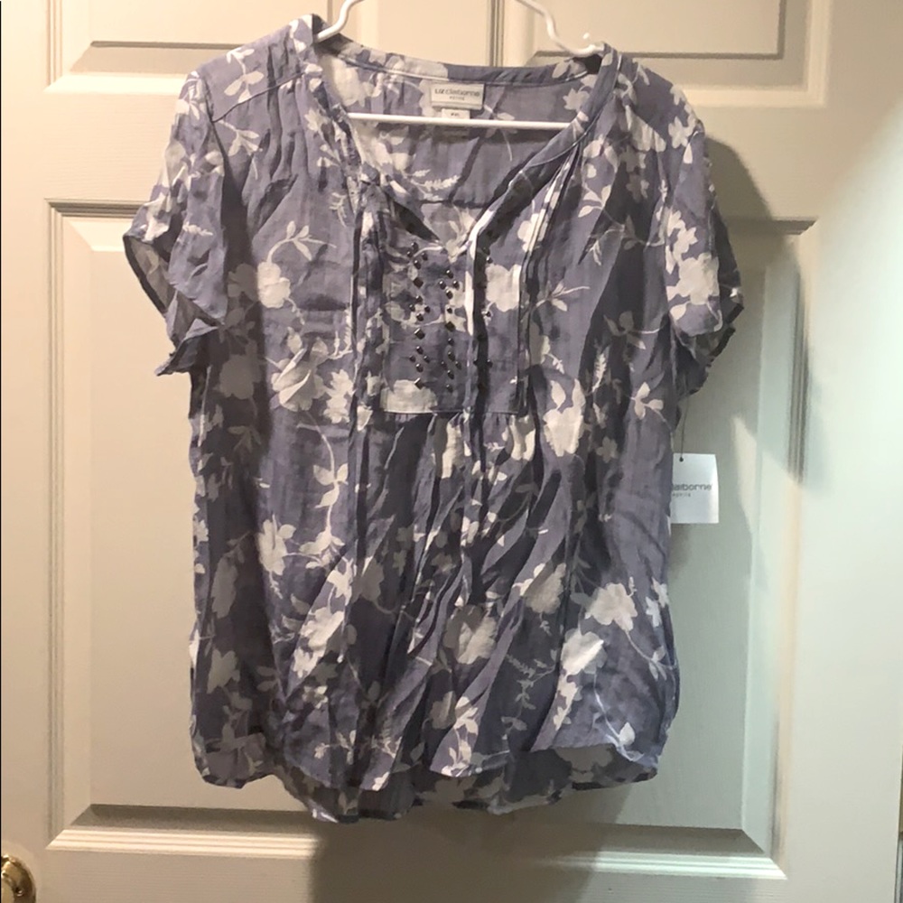 Liz Claiborne Floral Blouse